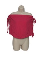 Lucca Women&#39;s Tube Top Size Large Solid Pink Sleeveless Party Casual Goi... - $19.81
