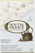 Bar Soap Oval, Green Tea 6 Oz by South Of France Soaps (Pack of 3) - £37.56 GBP