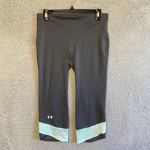 Under Armour Pants Womens Medium Gray Blue Yoga Outdoors Athletic Casual Ladies - £15.33 GBP
