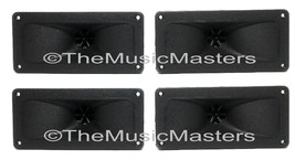 (4) Flush Mount 2&quot; x 5&quot; inch Super Horn TWEETERS Speakers Car Audio Home Stereo - £18.15 GBP