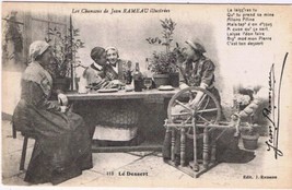 Postcard Songs Of Les Chansons de Jean Rameau Le Dessert - $4.94