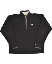 The North Face 1/4 Zip Fleece Sweatshirt Mens M Black A5 Series Waffle J... - £21.40 GBP