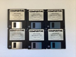 Microsoft Windows 3.1 on 3.5 inch floppy disks Compudyne - $14.84