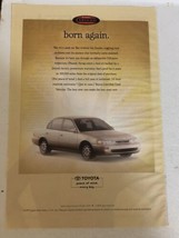 1999 Toyota Car Vintage Print Ad Advertisement pa31 - $7.91