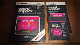 Vintage Boxed Atari 2600 game Vidtec Word Zapper Tested &amp; Working  - £11.66 GBP
