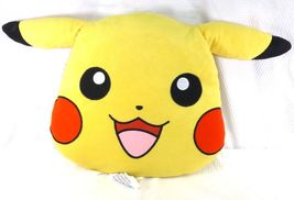 Pokémon Pikachu Face Pillow Cushion 16" x 18" - $9.79