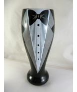 Tuxedo Beer Glass Groom Bachelor Party Raise a Glass Hand Painted New in... - $21.69 CAD