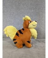 TOMY Pokémon Growlithe Plush Official Licensed Merchandise Orange Fire D... - $9.58