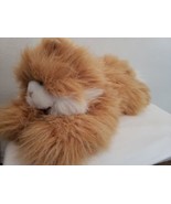 Applause Fuzzles Cat Plush Stuffed Animal Orange White Long Fur 12508 - £31.05 GBP