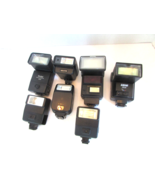 Lot of Camera Accessories 7 Flash Adapters Canon Sears Vivitar not tested - $14.80