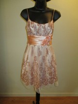 Debs formal Dress &quot;Rose Gold&quot; Size 5/6 Homecoming - £41.56 GBP