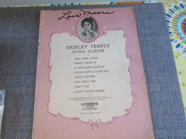 Shirley Temple Song Album Piano Sheet Music Movietone 1935 - £7.05 GBP