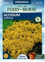 GUNEL Alyssum Gold Dust Seeds Ferry Morse  - $8.00