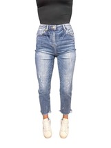 Risen hr relaxed skinny jeans Dark Wash - $24.75+