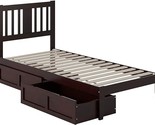 AFI, Tahoe Solid Wood Platform Bed with Storage Drawers and Attachable U... - $550.99