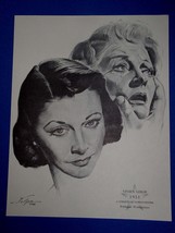 Vivien Leigh Academy Award Print Vintage 1962 Volpe Streetcar Named Desire - $227.89 MXN
