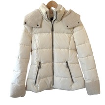 Laundry by Shelli Segal Womens Puffer Jacket Size Small Quilted Faux Tri... - $44.99