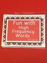 Preschool Learning Fun With High Frequency Words.- Fun With Learning Flashcard - £4.84 GBP