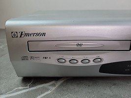 Emerson DVD VCR Combo Player EWD2203 Silver No Remote Tested - £32.99 GBP