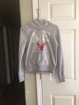 Women&#39;s American Eagle Outfitters Hoodie--Gray--Size S - £11.21 GBP