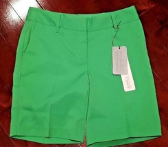Annika Cutter &amp; Buck Drytec Golf Bermudas Shorts Breathable Green ( 0 ) - £55.24 GBP