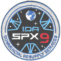 Iss expedition 48 spacex dragon spx 9 nasa crs 9 space iron on embroidered patch thumb200