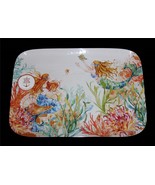 Large Outdoor Collection Mermaids Seashells Coral 17.5 x 12.5 Melamine Tray - $48.00 CAD