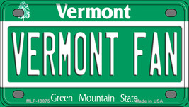 Vermont Fan Novelty Mini Metal License Plate Tag - $14.95