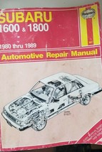 1980 - 1999  Haynes Subaru 1600 &amp; 1800  Automotive Repair Manual Teardown - $30.00