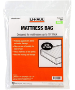 U-Haul Standard Full Mattress Bag – Moving &amp; Storage Cover for Mattress ... - $22.26