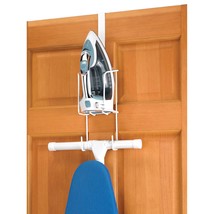 Whitmor Wire Over The Door Ironing Caddy - Iron and Ironing Board Storag... - £23.59 GBP