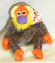 Ty Beanie Baby Bananas Monkey Beanbag Plush Toy Swing &amp; Tush Tags p - $9.89