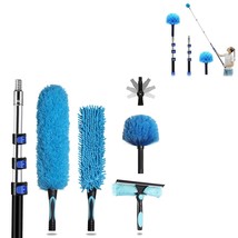 12 Feet Cobweb Duster 2 Pcs &amp; 12 Feet High Reach Dusters For Cleaning 5 Pcs - $168.99