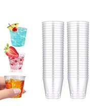 100 Pack Plastic Shot Glasses, 1.7Oz/50Ml Hard Thicked Plastic Shot Cups... - $16.99