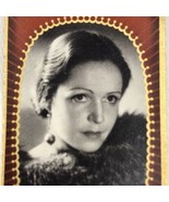 Maria V Tasnady Tobacco Cigarette Card German 30s Film Stars Bunte Filmb... - $12.95