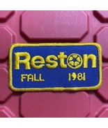 Reston Virginia Soccer Club League Blue Yellow Sew On Patch Vintage Fall... - $8.99