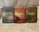 The Lord of the Rings: all three movies 4 disc box sets (12 DVDs)  w/Ins... - £15.79 GBP