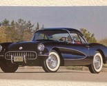 1956 Black Corvette Hardtop Convertible Photo Fridge Magnet 4.75&quot; x 2.75... - £2.89 GBP