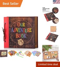 Large Handmade 12x12 Adventure Scrapbook Album - Perfect for Cherished M... - $784.64 MXN