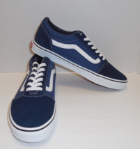 VANS Ward Mens Size 11.5 Skate Shoes Sneakers Suede Canvas Navy Blue New - £41.78 GBP