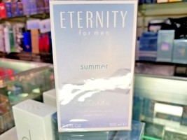 Eternity SUMMER 2014 CK Calvin Klein Toilette EDT 3.4 oz 100 ml Spray Me... - £70.88 GBP