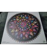 Bgraamiens Puzzle Geometric Colorful Mandala 1000 Pieces BOHO NEW SEALED - $41.37 CAD
