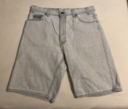 Levis 550 Relaxed-Fit Jean Shorts Cotton Light Wash Blue Denim Men&#39;s Size 34X9 - £18.38 GBP