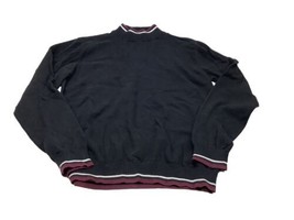 BRAVE SOUL London Black Long Sleeve Mock Neck Shirt Top Size Large - £13.17 GBP