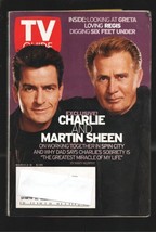 TV Guide 3/2/2002-Charlie &amp; Martin Sheen photo cover-St. Louis Edition-star p... - £19.38 GBP