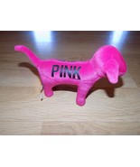 Victoria&#39;s Secret PINK Plush Mini Dog LOVE Fuchsia Velour 9&quot; Stuffed Ani... - $14.00