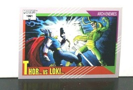 1991 Impel Marvel Universe Series 2 #120 Thor vs Loki - £3.91 GBP