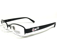 Coach Eyeglasses Frames RIHANNA 910AF BLACK 001 Stars Hearts Half Rim 51... - £51.20 GBP
