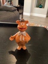 Fozzie Bear Pvc Figure Muppets Movie Cake Topper 4 inch Disney Playset 2011 - £6.32 GBP