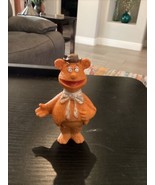 Fozzie Bear Pvc Figure Muppets Movie Cake Topper 4 inch Disney Playset 2011 - £5.98 GBP